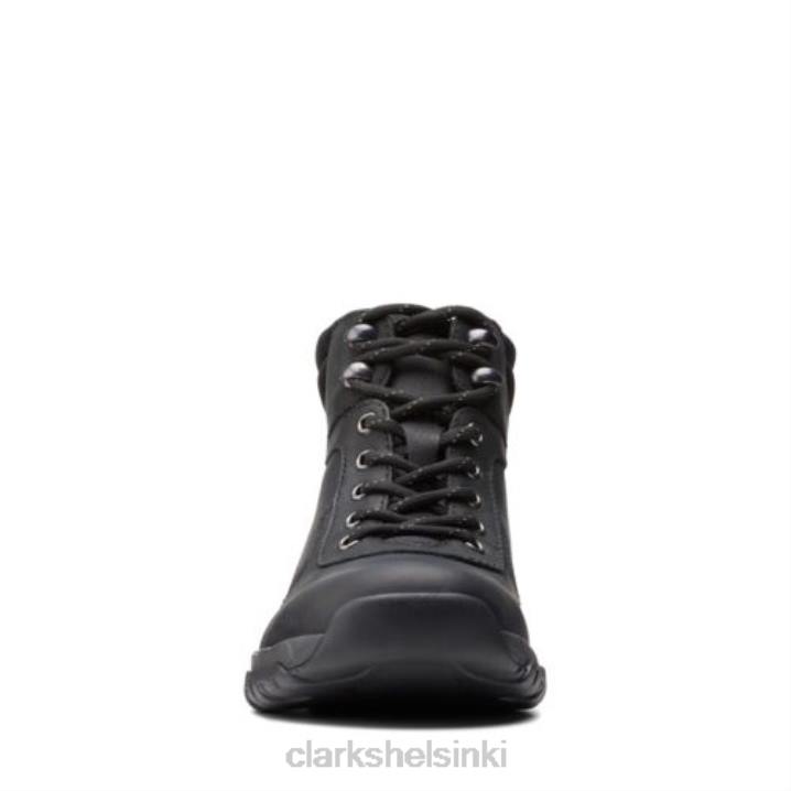 clarks black leather grove hi ii Clarks miehet 2DHN4369 musta nahka