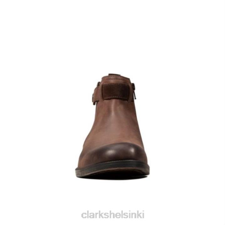 clarks brocton vetoketju ruskeaa nahkaa Clarks miehet 2DHN4362 ruskeaa nahkaa