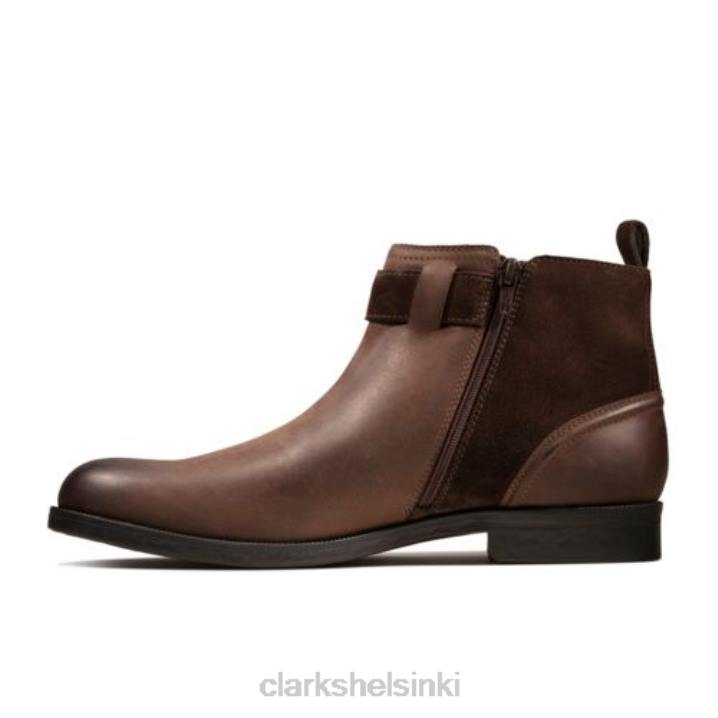 clarks brocton vetoketju ruskeaa nahkaa Clarks miehet 2DHN4362 ruskeaa nahkaa