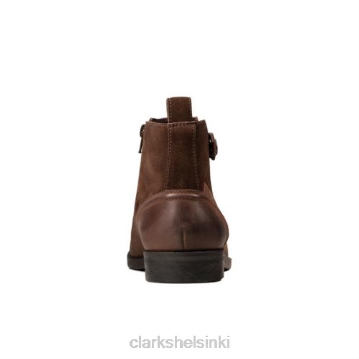 clarks brocton vetoketju ruskeaa nahkaa Clarks miehet 2DHN4362 ruskeaa nahkaa