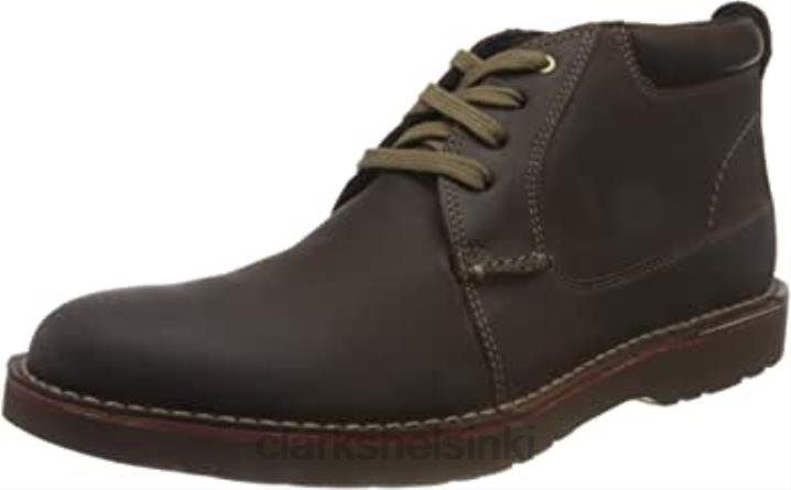 clarks tummanruskeat miesten vargo-saappaat Clarks miehet 2DHN1337 tumman ruskea