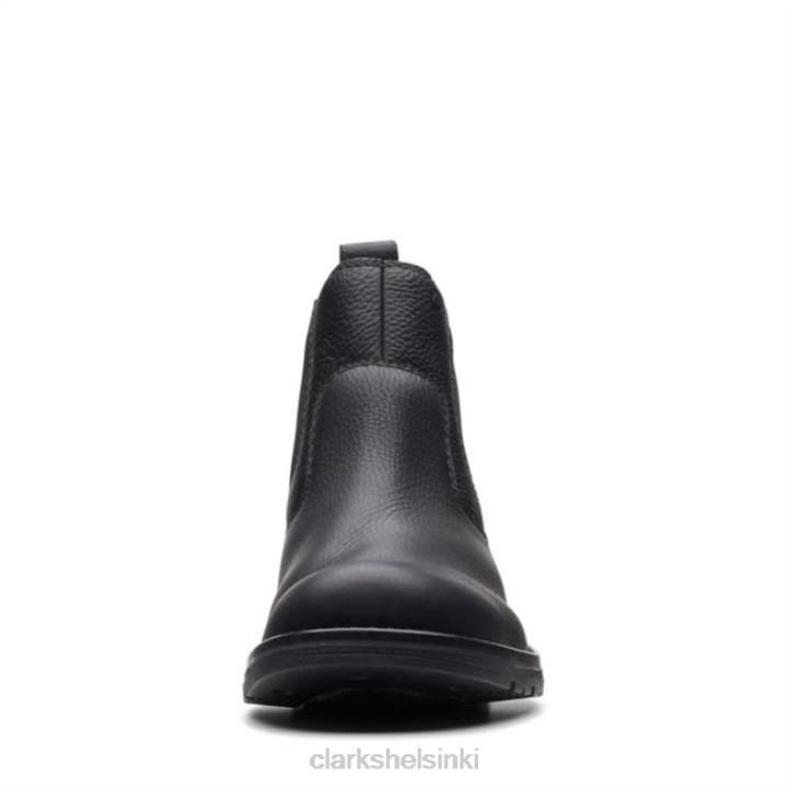 morris up black tumbled clarks musta tumbled Clarks miehet 2DHN6615 musta romahti