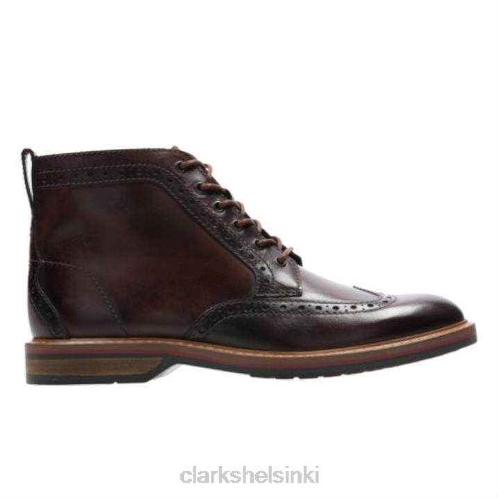 pitney nousu clarks kastanja Clarks miehet 2DHN4381 kastanja