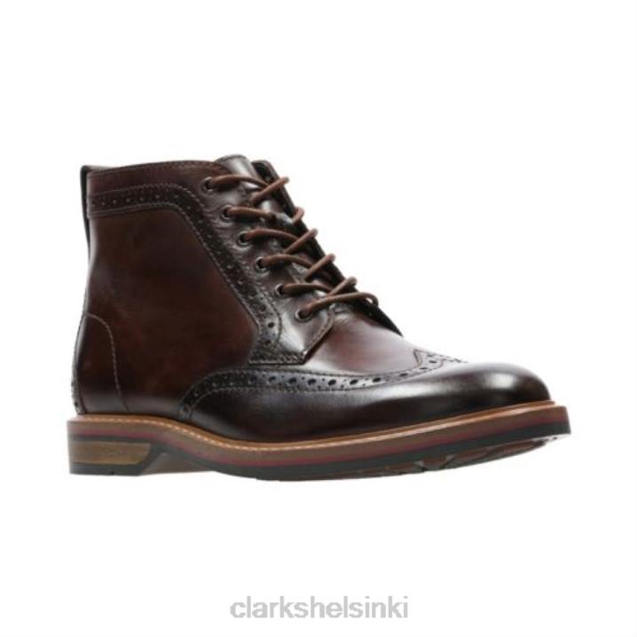 pitney nousu clarks kastanja Clarks miehet 2DHN4381 kastanja