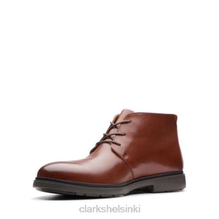 rusketus nahka clarks un tailor mid Clarks miehet 2DHN4347 ruskea nahka