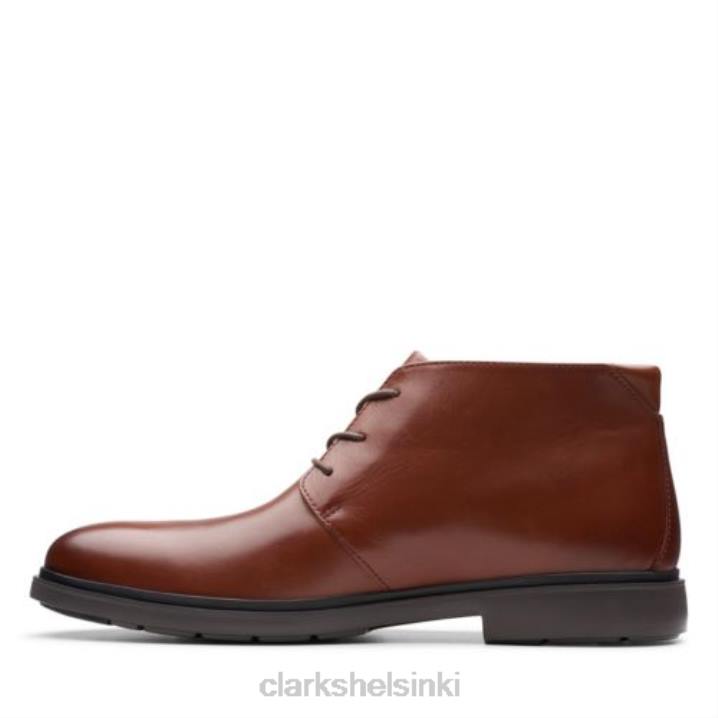 rusketus nahka clarks un tailor mid Clarks miehet 2DHN4347 ruskea nahka