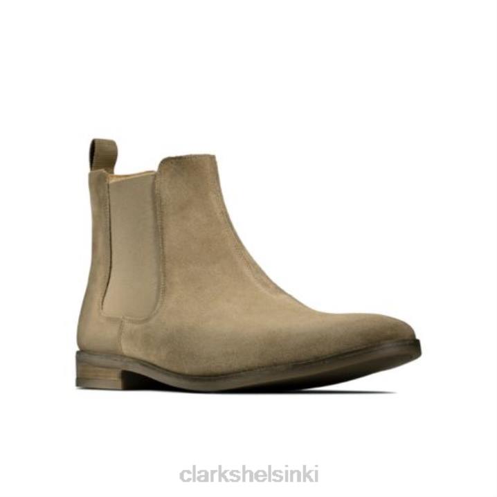 stanford toppi tumma hiekka mokkanahka clarks Clarks miehet 2DHN4358 tumma hiekkamokka