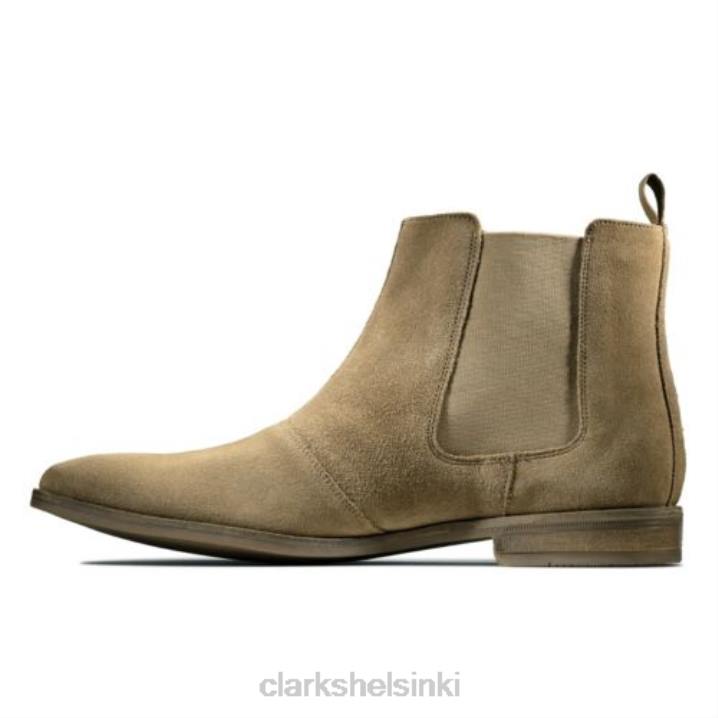 stanford toppi tumma hiekka mokkanahka clarks Clarks miehet 2DHN4358 tumma hiekkamokka