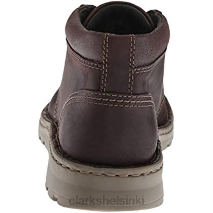 miesten vanek mid nilkkasaappaat tummanruskeat nahkaiset clarks Clarks miehet 2DHN1998 tummanruskeaa nahkaa