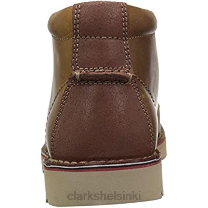 tummanruskea nahkainen clarks miesten vargo-nilkkurit Clarks miehet 2DHN1403
