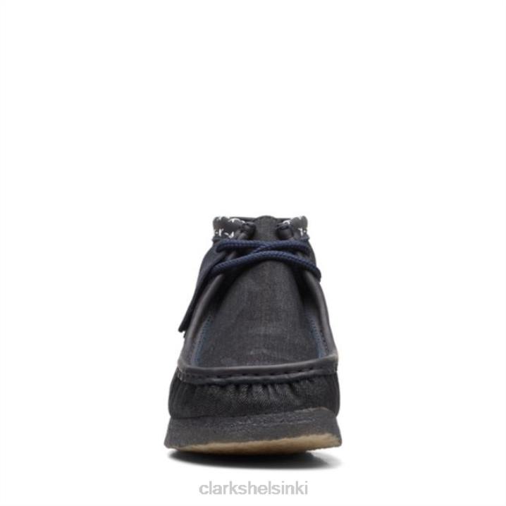 clarks wallabee boot denim sininen synteettinen denim sininen synteettinen Clarks miehet 2DHN6618 denim sininen synteettinen