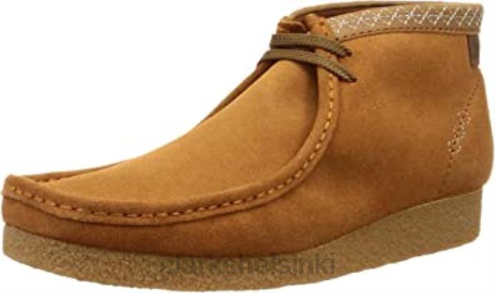 miesten wallabee shacre saappaat muoti clarks tan Clarks miehet 2DHN2613 rusketus