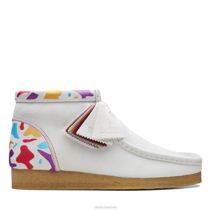 wallabee boot white combi clarks white combi Clarks miehet 2DHN6773 valkoinen yhdistelmä
