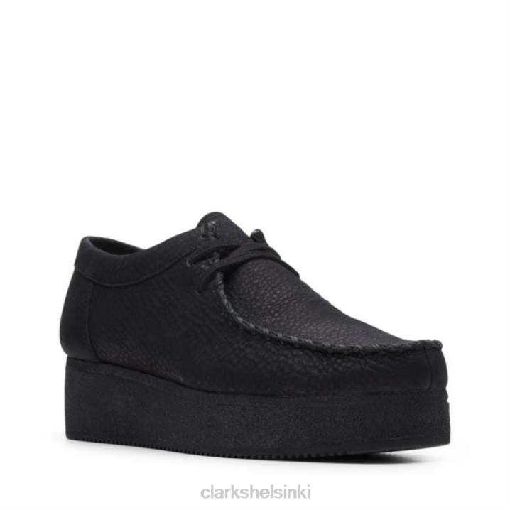 musta nubuck wallacraft lo musta nubuck clarks Clarks naiset 2DHN6172 musta nubukki
