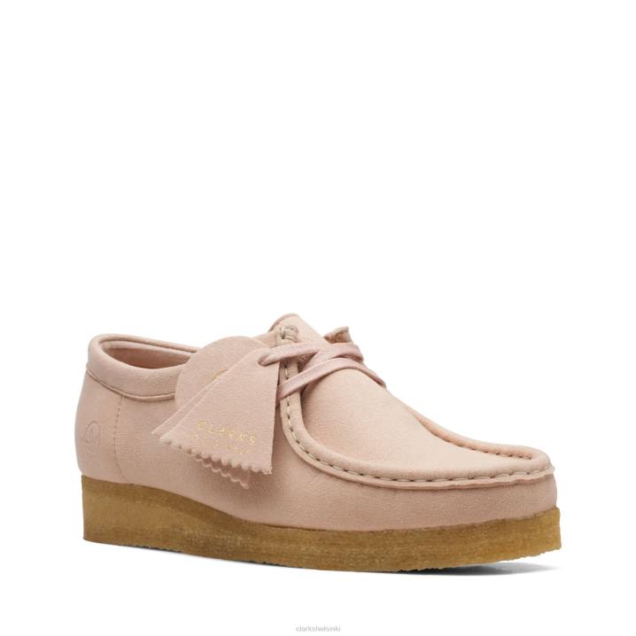 Wallabee clarks synteettinen poskipuna Clarks naiset 2DHN3039 synteettinen poskipuna