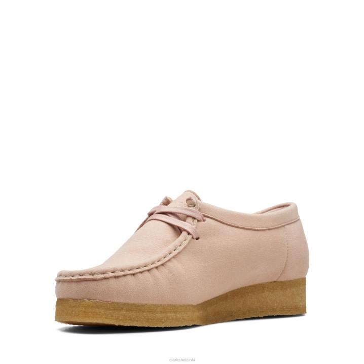 Wallabee clarks synteettinen poskipuna Clarks naiset 2DHN3039 synteettinen poskipuna