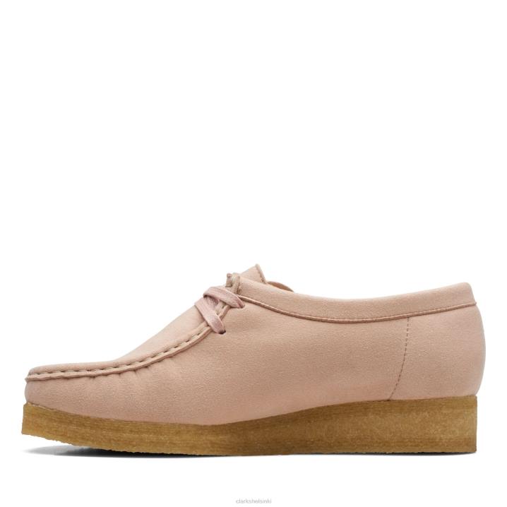 Wallabee clarks synteettinen poskipuna Clarks naiset 2DHN3039 synteettinen poskipuna