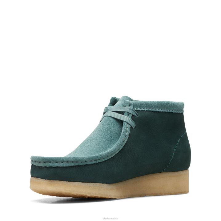 clarks wallabee boot taal combi Clarks naiset 2DHN3138 sinivihreä yhdistelmä