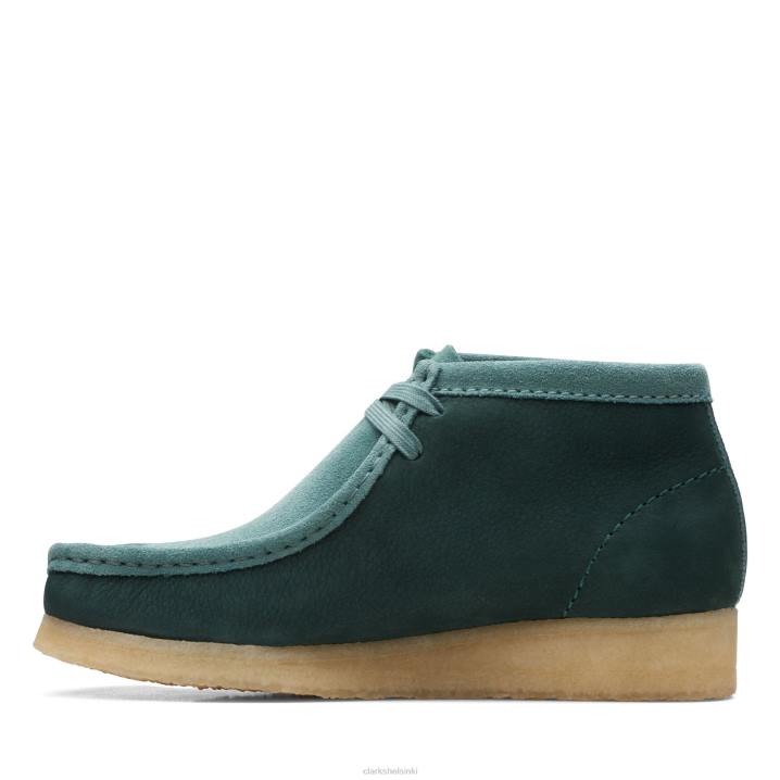 clarks wallabee boot taal combi Clarks naiset 2DHN3138 sinivihreä yhdistelmä