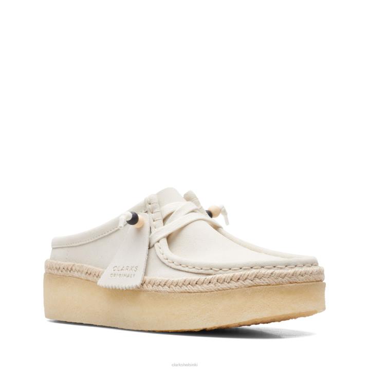 clarks wallabee cup lo white mokka Clarks naiset 2DHN3290 valkoinen mokka