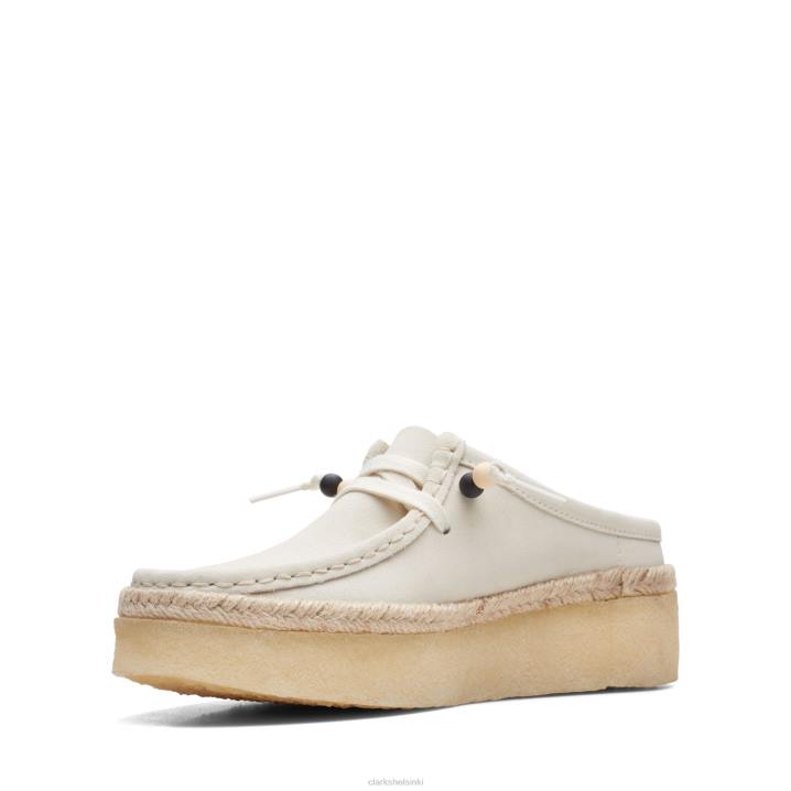 clarks wallabee cup lo white mokka Clarks naiset 2DHN3290 valkoinen mokka