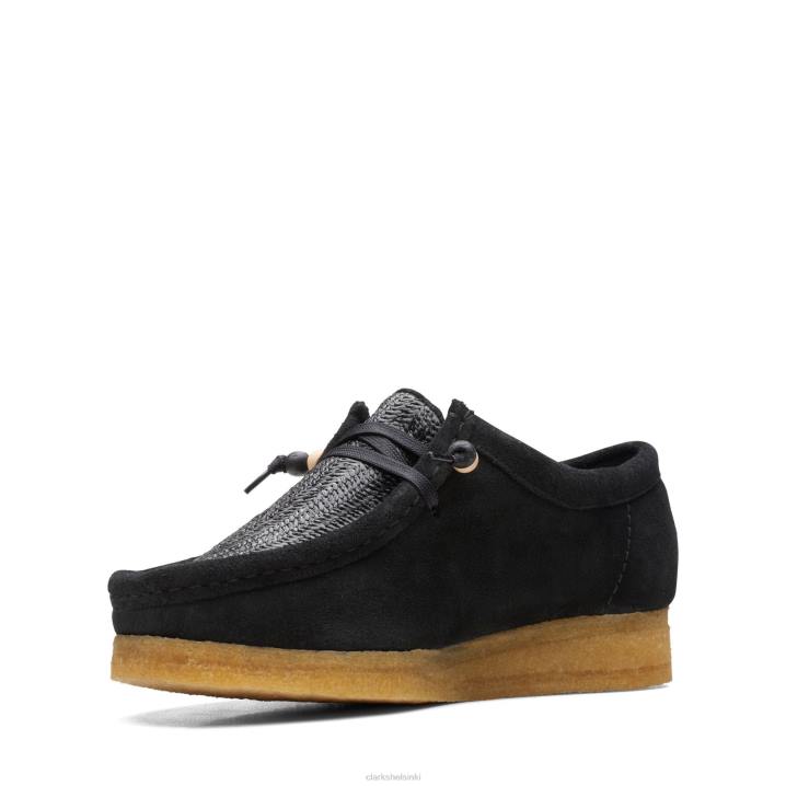 musta raffia wallabee clarks Clarks naiset 2DHN3412 musta raffia
