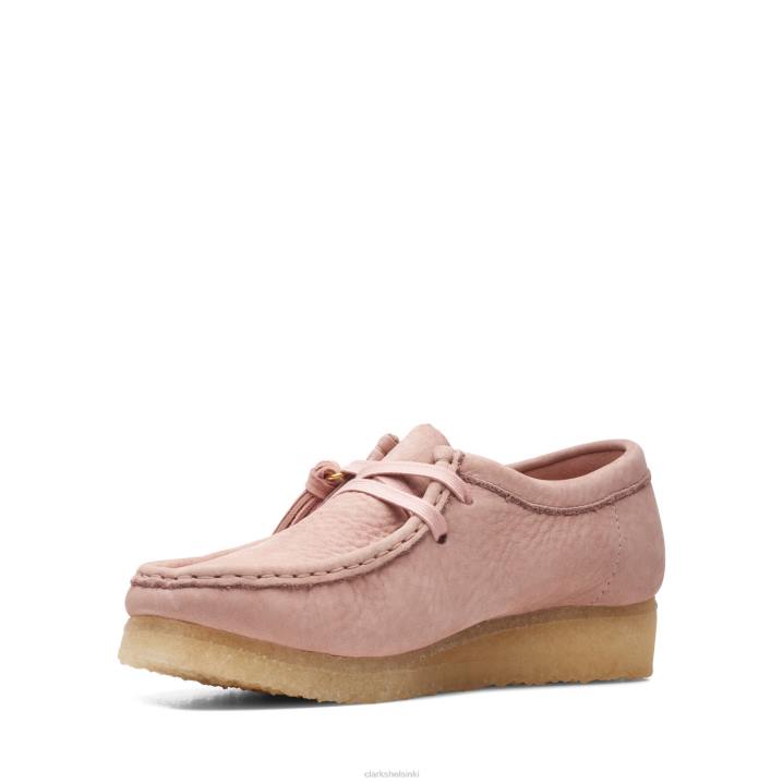 poskipuna pinkki lea clarks wallabee Clarks naiset 2DHN3184 poskipuna vaaleanpunainen lea