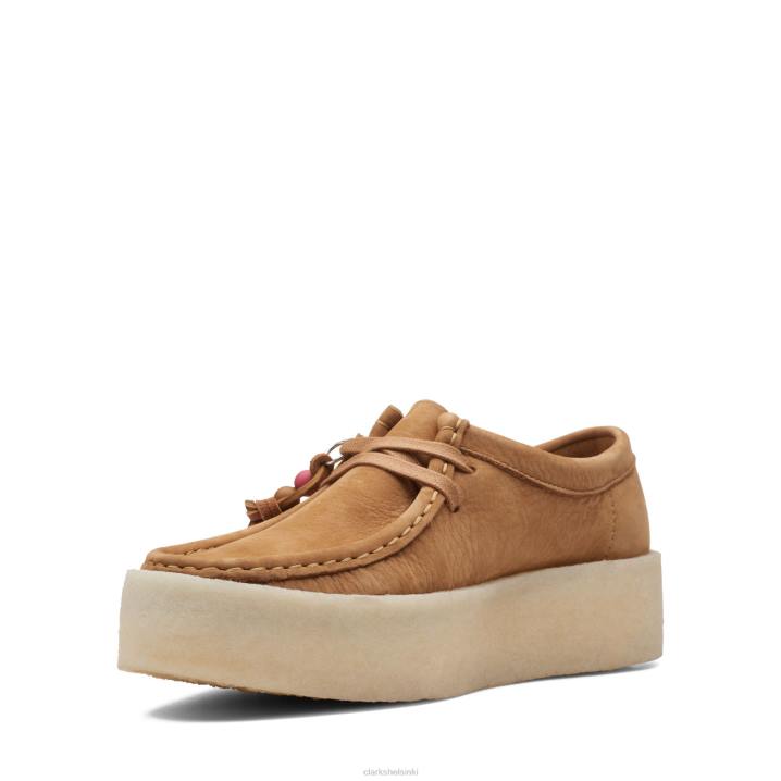 rusketus nubukki wallabee cup clarks Clarks naiset 2DHN3172 rusketus nubukki