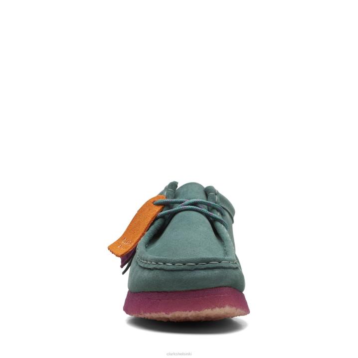 taal combi clarks wallabee Clarks naiset 2DHN3160 sinivihreä yhdistelmä