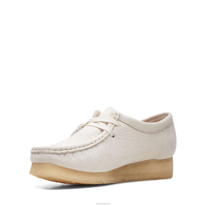 wallabee clarks valkoista nahkaa Clarks naiset 2DHN3349 valkoista nahkaa