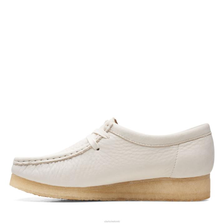 wallabee clarks valkoista nahkaa Clarks naiset 2DHN3349 valkoista nahkaa