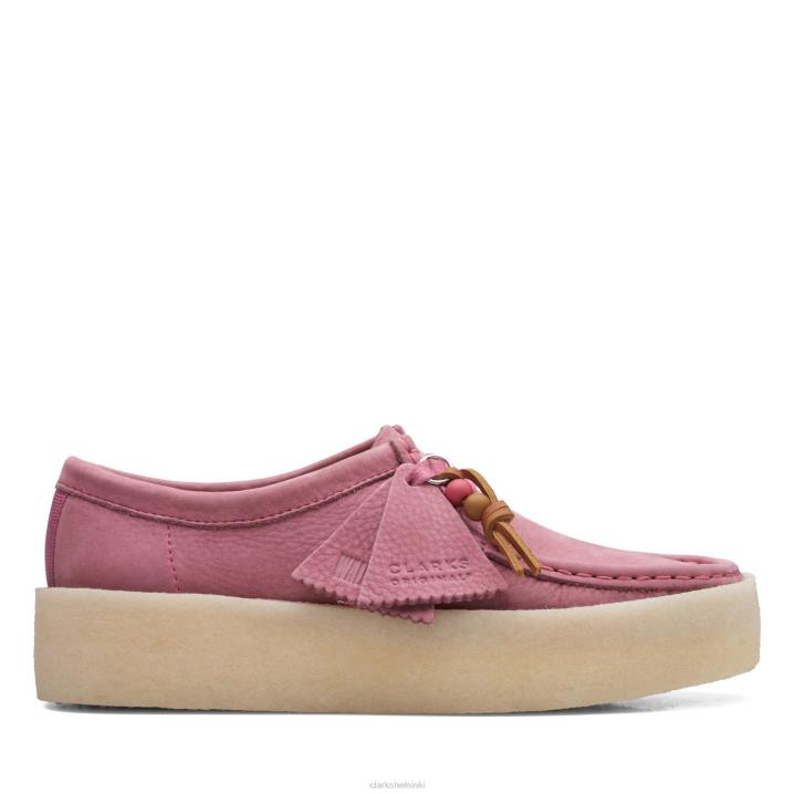 wallabee cup clarks vaaleanpunainen nubuck Clarks naiset 2DHN3165 vaaleanpunainen nubukki