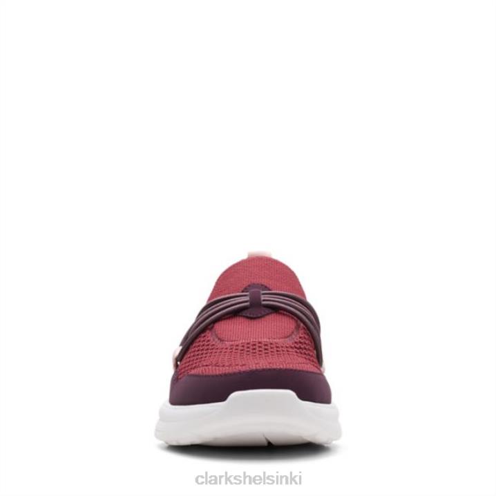 burgundy combi clarks ezera run burgundy combi Clarks naiset 2DHN6336 viininpunainen yhdistelmä