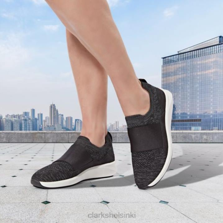 un rio neulo musta neulo clarks musta neulo Clarks naiset 2DHN6215 musta neule