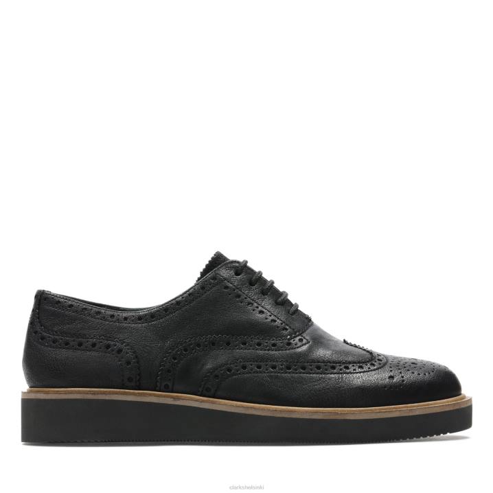 clarks baille brogue musta nahka Clarks naiset 2DHN3370 musta nahka