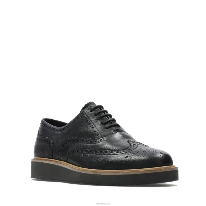 clarks baille brogue musta nahka Clarks naiset 2DHN3370 musta nahka