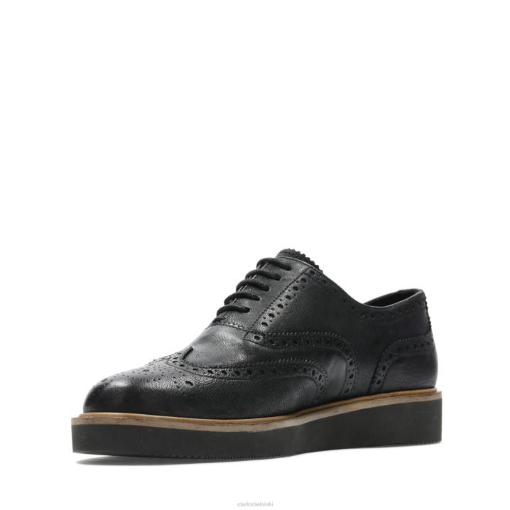 clarks baille brogue musta nahka Clarks naiset 2DHN3370 musta nahka