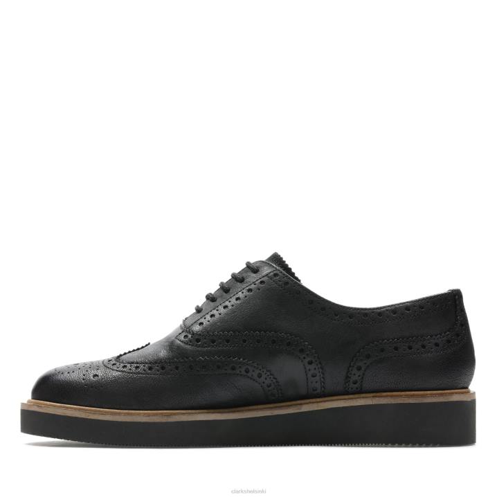 clarks baille brogue musta nahka Clarks naiset 2DHN3370 musta nahka