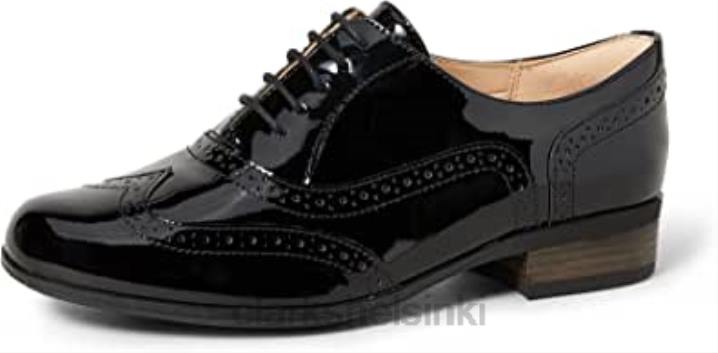 clarks black patentti naisten hamble tammi brogues Clarks naiset 2DHN625 musta patentti