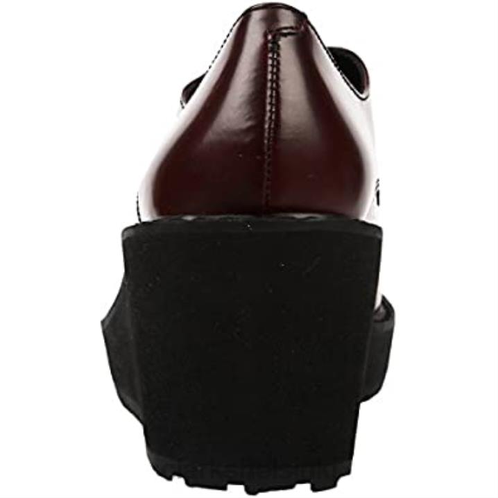 clarks punainen viininpunainen nahkapeli soikea naisten brogue Clarks naiset 2DHN2609 punainen viininpunainen nahka