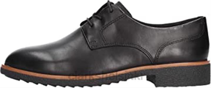 clarks black naisten griff lane derbyt Clarks naiset 2DHN2313 musta nahka musta nahka