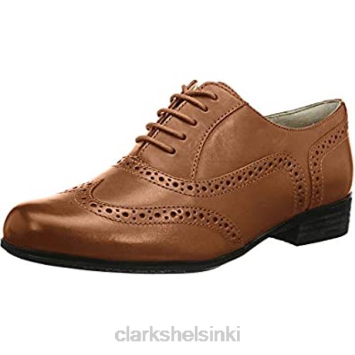 ruskea tummanruskea lea clarks naisten hamble tammi derbyt Clarks naiset 2DHN571 ruskea tummanruskea lea