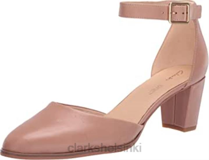 clarks naisten kayl60 hihnakengät praline nahkaa Clarks naiset 2DHN610 praline nahkaa