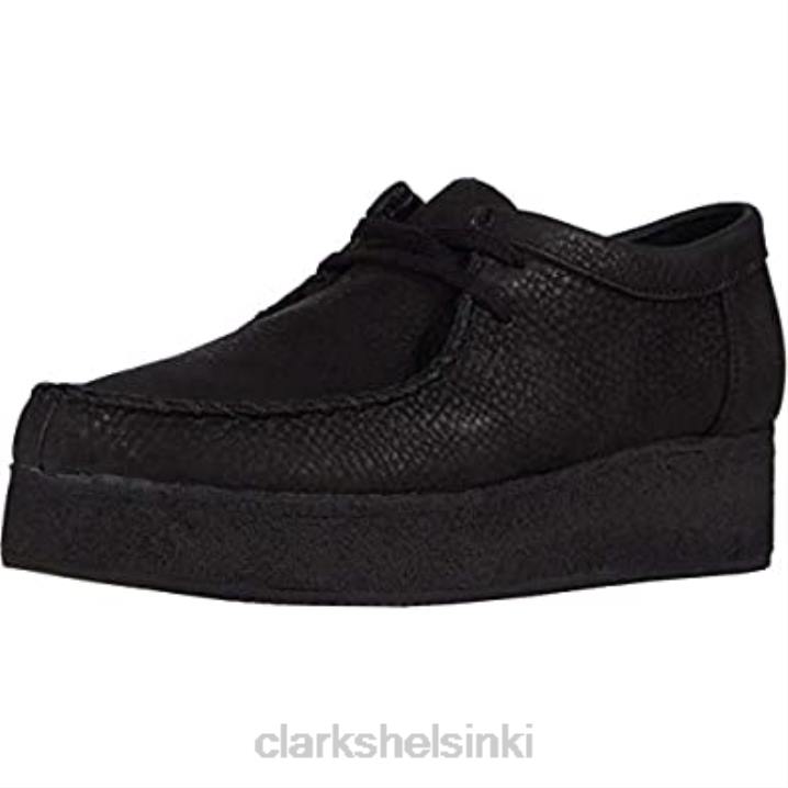 clarks originals wallacraft lo naisten mekkokengät musta nubuck Clarks naiset 2DHN274 musta nubukki