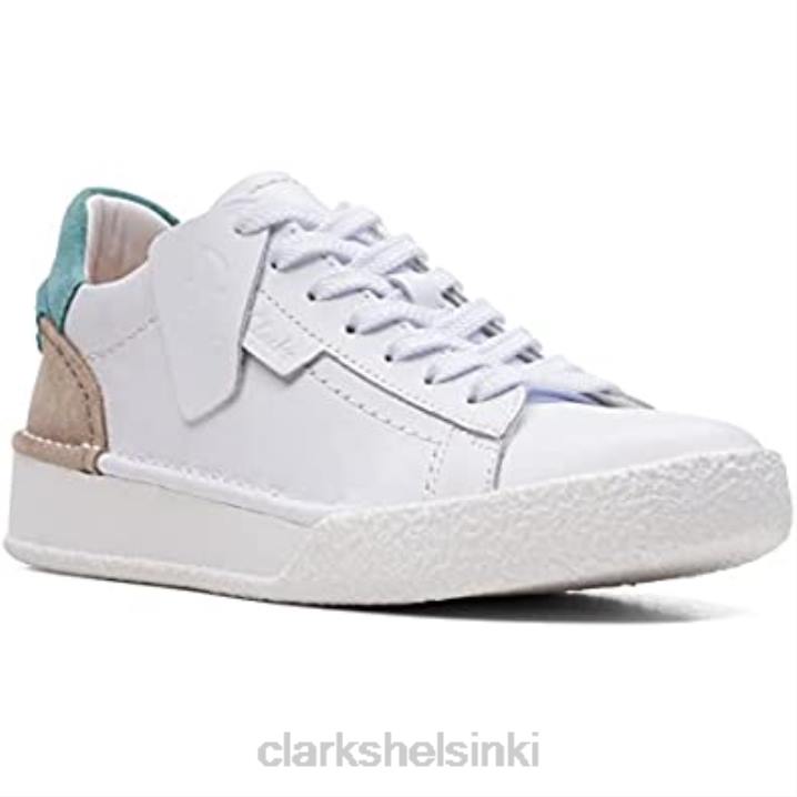 valkoiset clarks naisten askartelukupit pitsilenkkarit Clarks naiset 2DHN131 valkoinen