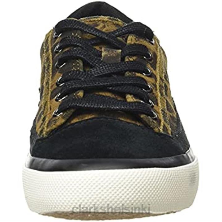 Leopardin mokkanahka clarks naisten aceley pitsiset tennarit Clarks naiset 2DHN2056 leopardin mokka