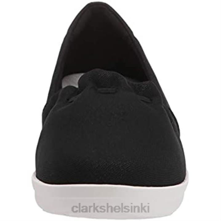 clarks naisten ayla shine tennarit musta kimalteleva tekstiili Clarks naiset 2DHN2202