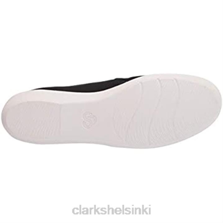 clarks naisten ayla shine tennarit musta kimalteleva tekstiili Clarks naiset 2DHN2202