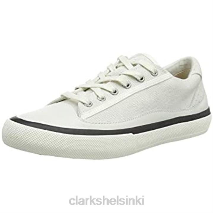clarks white canvas naisten aceley pitsiset tennarit Clarks naiset 2DHN1273