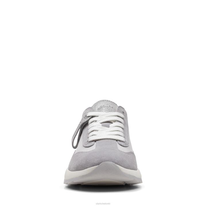 dash lite lo grey combi clarks Clarks naiset 2DHN3014 harmaa yhdistelmä